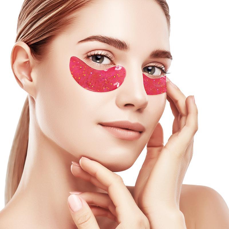 Rose Collagen Eye Mask, 1 Pair Hydrating Eye Patches, Eye Care Products for Women & Men, Professional Skincare Products for Daily Use