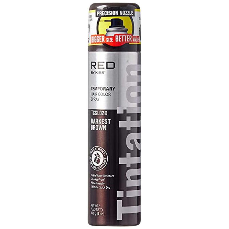 RED BY KISS TINTATION TEMPORARY HAIR COLOR SPRAY