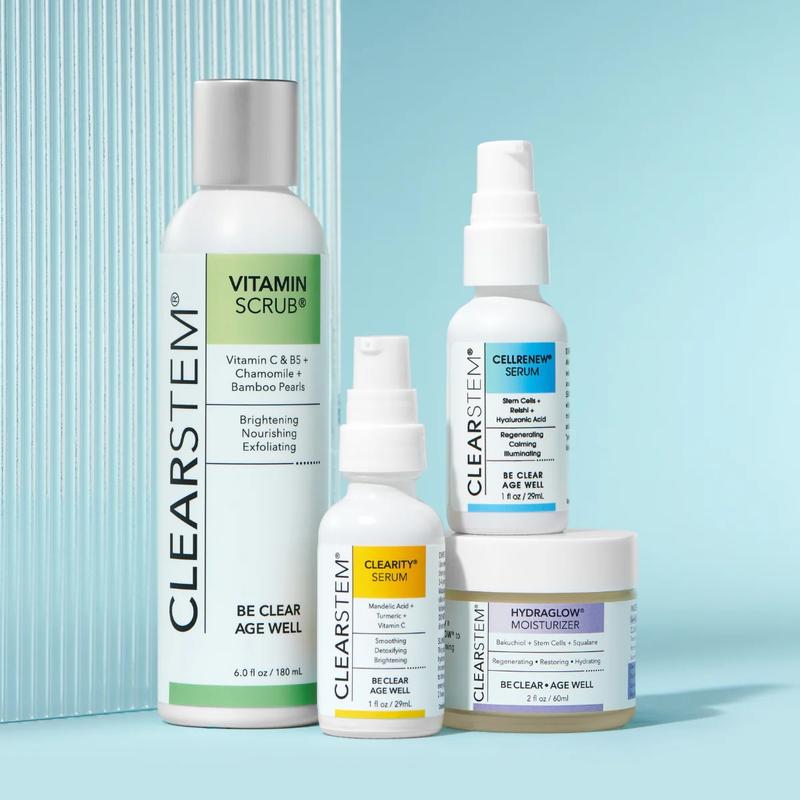 CLEARSTEM CLEAR Skin Kit- All-In-One Solution Cleanser Serum