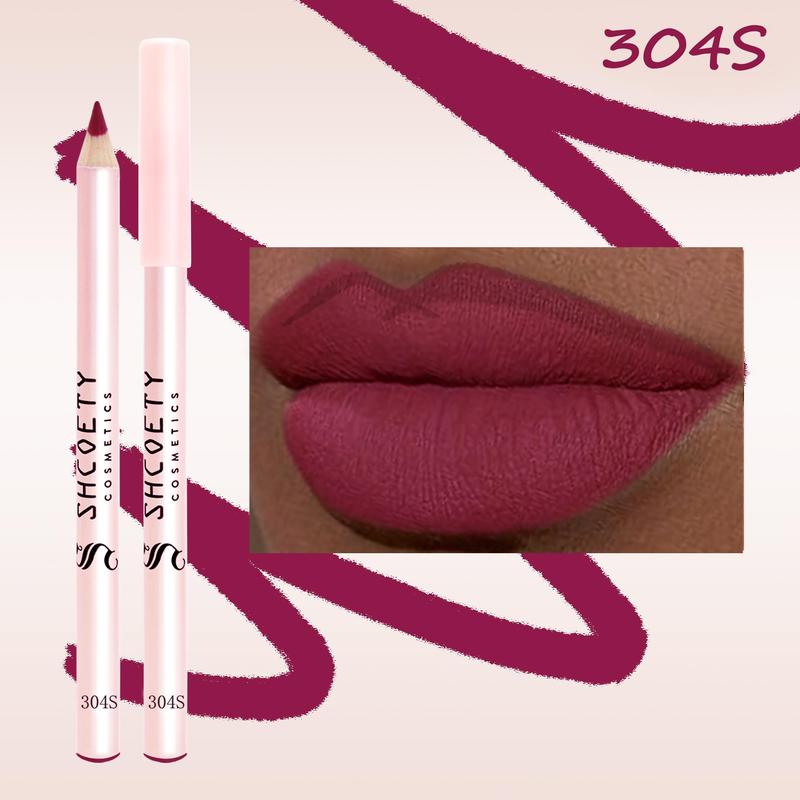 Non-Stick Matte Lip Liner, Long Lasting Lip Liner Pencil, Easy Coloring Lip Liner Pen for All Occasions Lip Makeup, Girls & Women Makeup Accessories