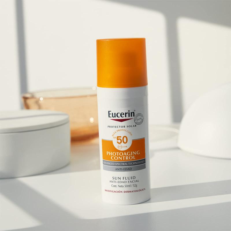 Eucerin Protector Sunscreen Face Moisturizer FPS 50+, Sunscreen, 50ml, Free Shipping