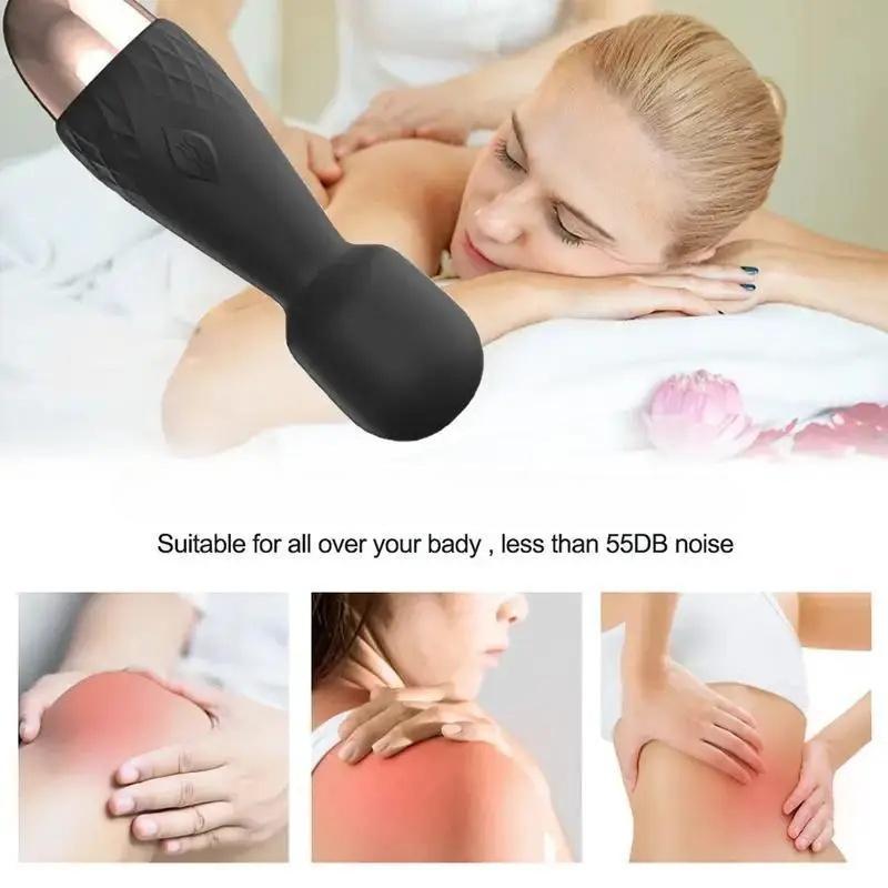 Handheld Massager with High-Speed Motor,Massage stick Deep Tissue,Super Quiet Portable Electric Massager for,Body Relax Masajeador for Men Women,Christmas Gifts,Black