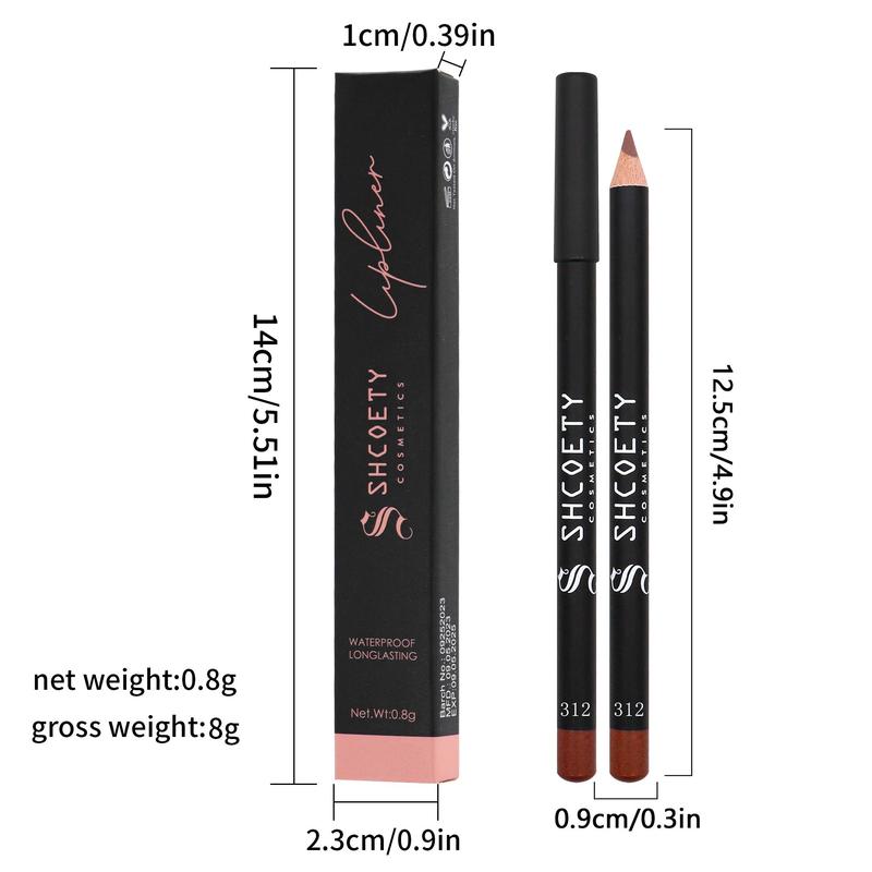 Long Lasting Lip Liner, 1 Count Waterproof Lip Liner, Easy Coloring Lip Liner Pen, Moisturizing Matt Finish Lip Liner, Lip Liner Stain, Christmas Gift