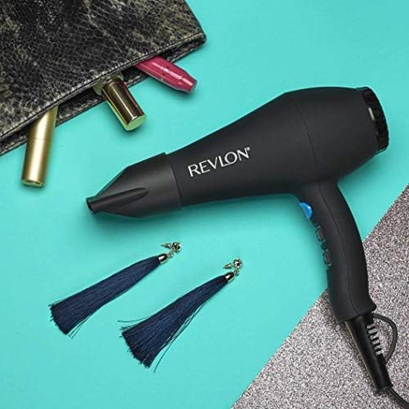 Revlon 1875W Smooth Brilliance AC Motor Hair Dryer | for Shiny, Smooth Hair Helen of Troy