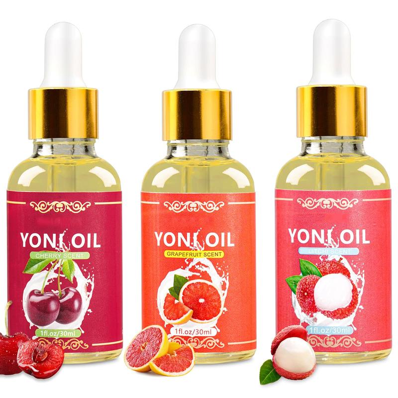 Gorgeous 3 PCS Yoni Oil for Women! Helps to Balance pH, Acts as a Natural Feminine Oil Deodorant and V Moisturizer. This Feminine Yoni Oil Eliminates Odor and Reduces Wetness.