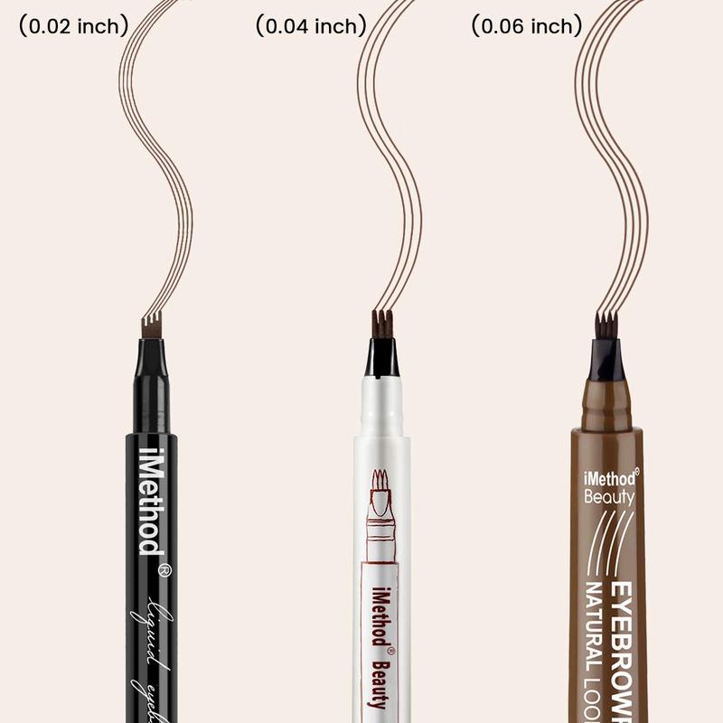 iMethod Eyebrow Pen - Upgrade Eyebrow TattooPen, Eyebrow Makeup, Long Lasting, Waterproof and Smudge-proof, multicolor