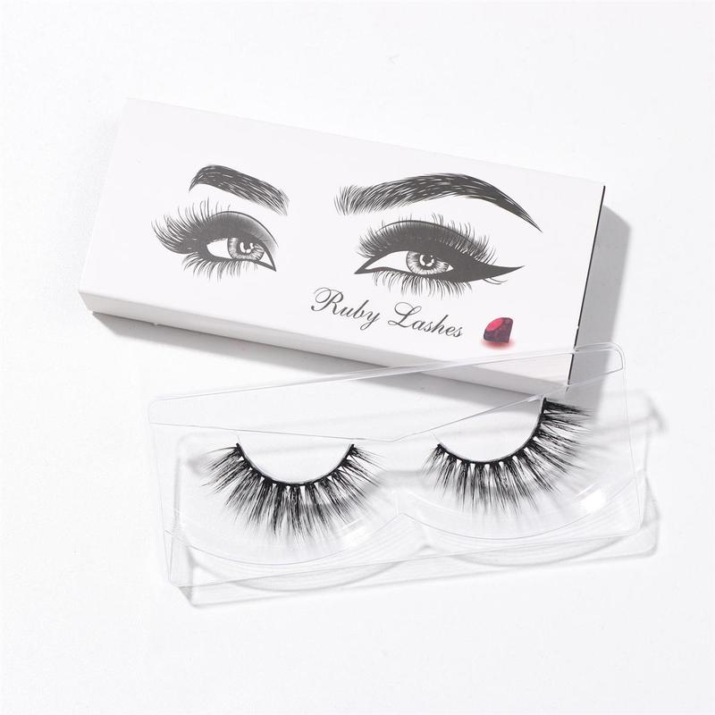 Megalook 1 Box Eye Lashes Natural Fluffy False Eyelashes