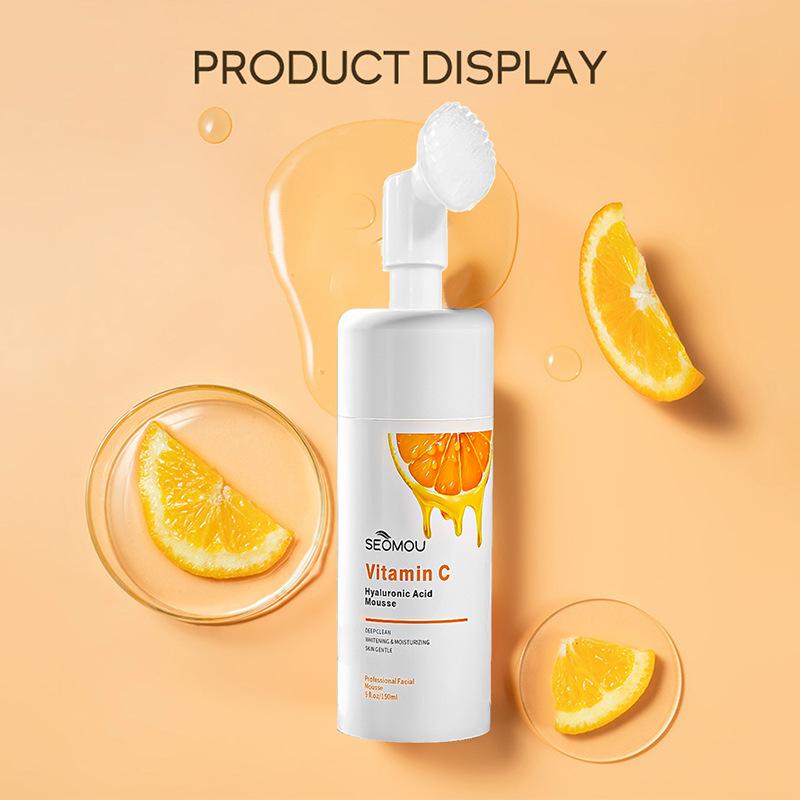 150ml SEOMOU vitamin C Brightening Facial SkincareCleanser,,Comfort Deep CleansingHydrating Facial Cleanser