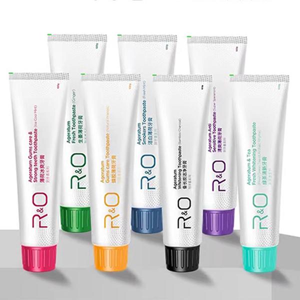 R&O Binchotan Whitening Toothpaste, Fresh Mint Toothpaste, Ginger Mint Toothpaste for Soothing and Repairing Sensitive Gums and Fragile Oral Cavities