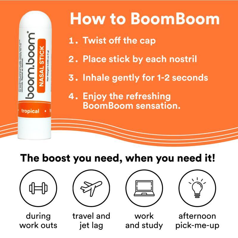 BoomBoom Nasal Stick: Powerful Essential OilVapors | Featured on Shark Tank | Breathe In Life