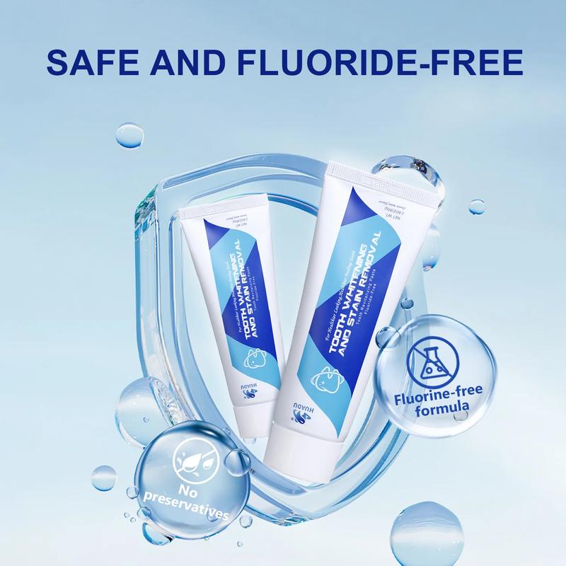 HUADU AKCMINS Natural Whitening Toothpaste, No Fluoride, Repair, Anti Plaque, Triple Whitening Oral Sensitive