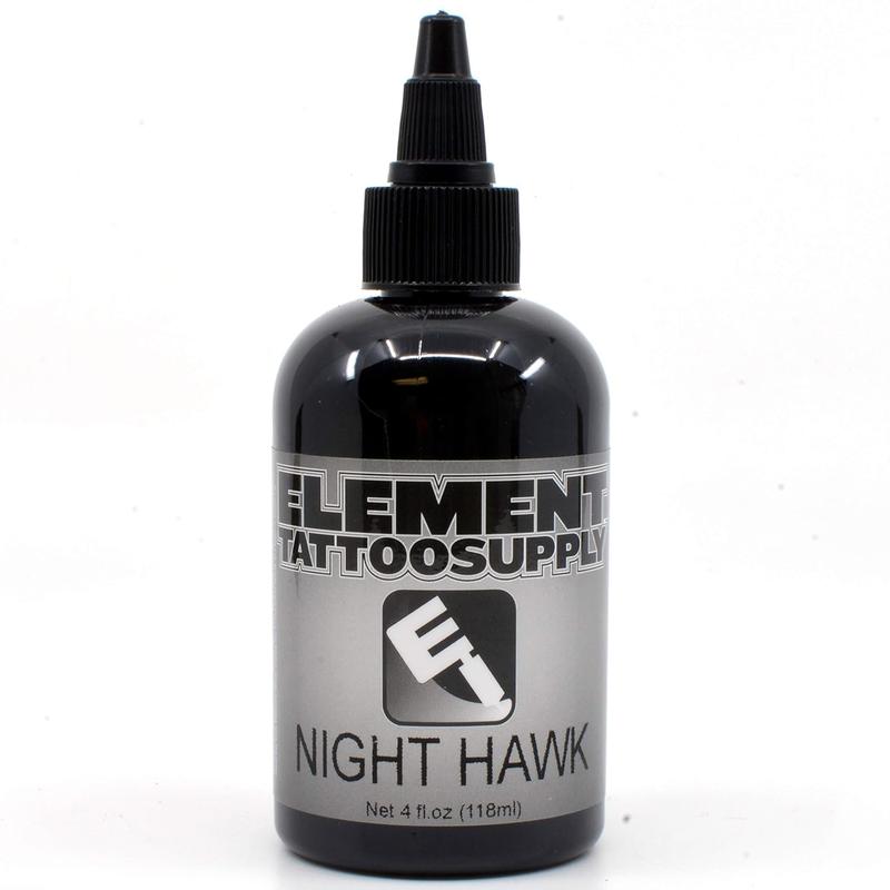 Premium Black Tattoo Ink - Professional Tattoo Ink & Supplies for Outlining, Shading, & Blending - Tribal Tattoo Ink - Permanent Nighthawk Black Ink Tattoo 1oz Cosmetics Bluetooth