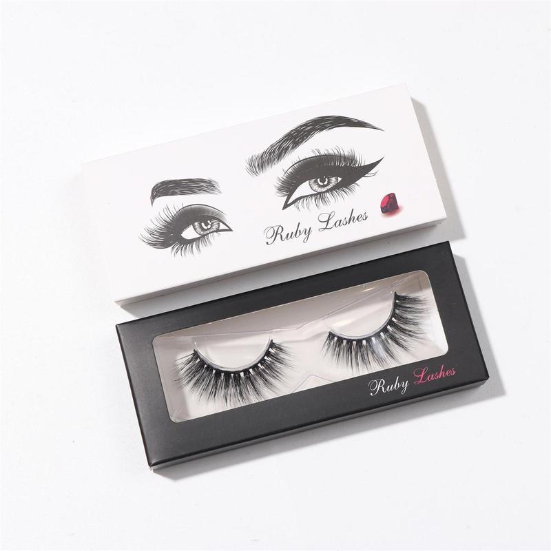 Megalook 1 Box Eye Lashes Natural Fluffy False Eyelashes