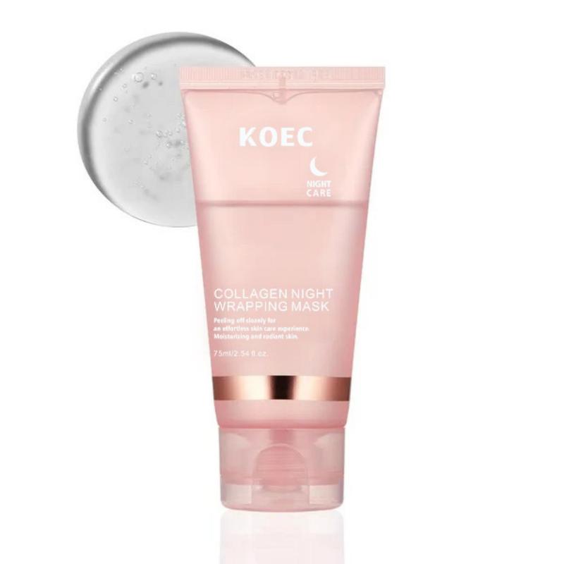 KOEC Collagen Night Wrapping Mask for Skin Repair: Sleep, Shed, and Glow! 75ml