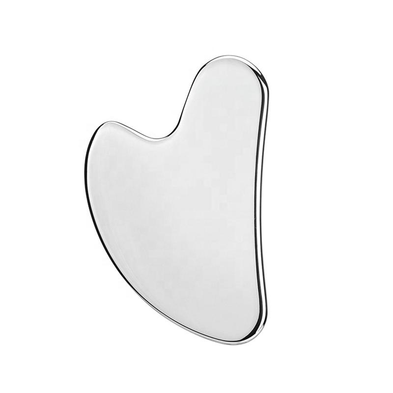 Heart Shaped Skincare Stainless Steel Gua Sha Scraper, Comfort Facial Lifting & Firming Massage Tool, Manual Facial Massage Scraper, Professional Skin Care Tool for Women, Trending Products, Summer Gift, Face Sculpting Tool, Christmas Gift