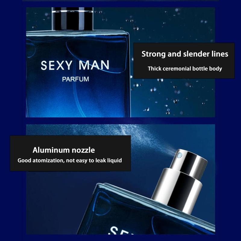 Men's Light Fragrance Cologne Perfume, 1 Count Long Lasting Perfume, for Work Travel and Daily Use, Men Gifts