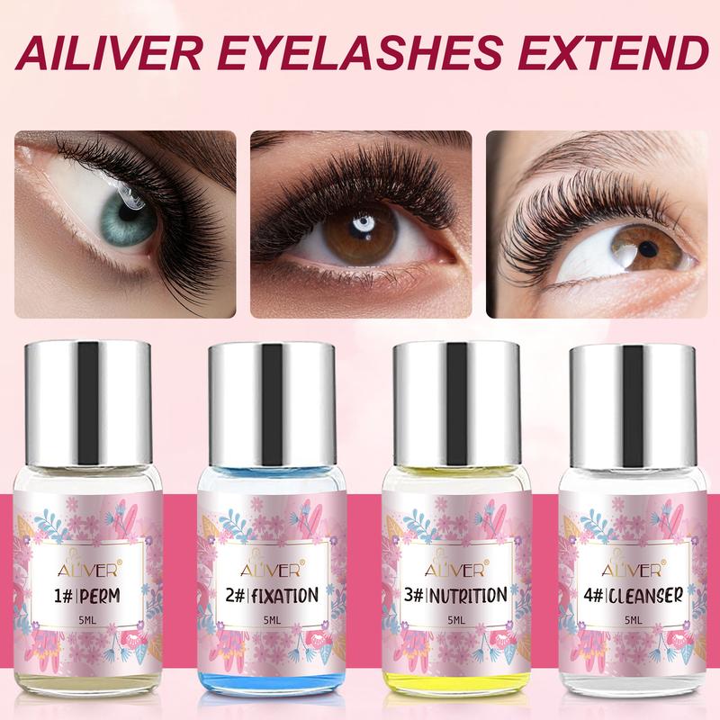 ALiver Lash Lift Eyelash Perming Kit with Eye Shields, Pads, and Accessories - Beauty and Personal Care - Makeup, Cosmetic