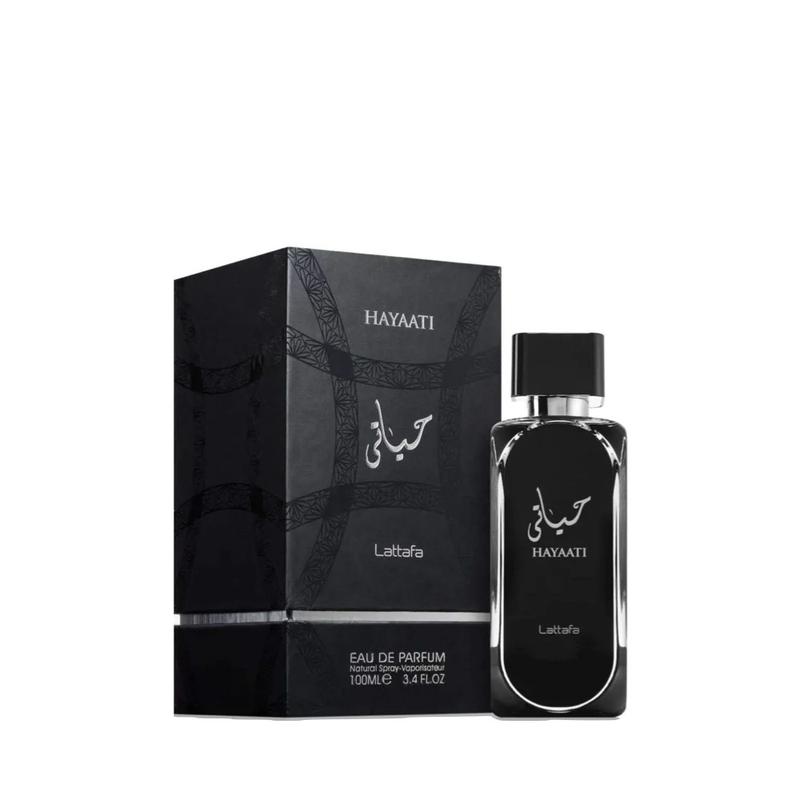 Lattafa Perfumes Hayaati Eau de Parfum Spray for Men, 3.4 Ounce