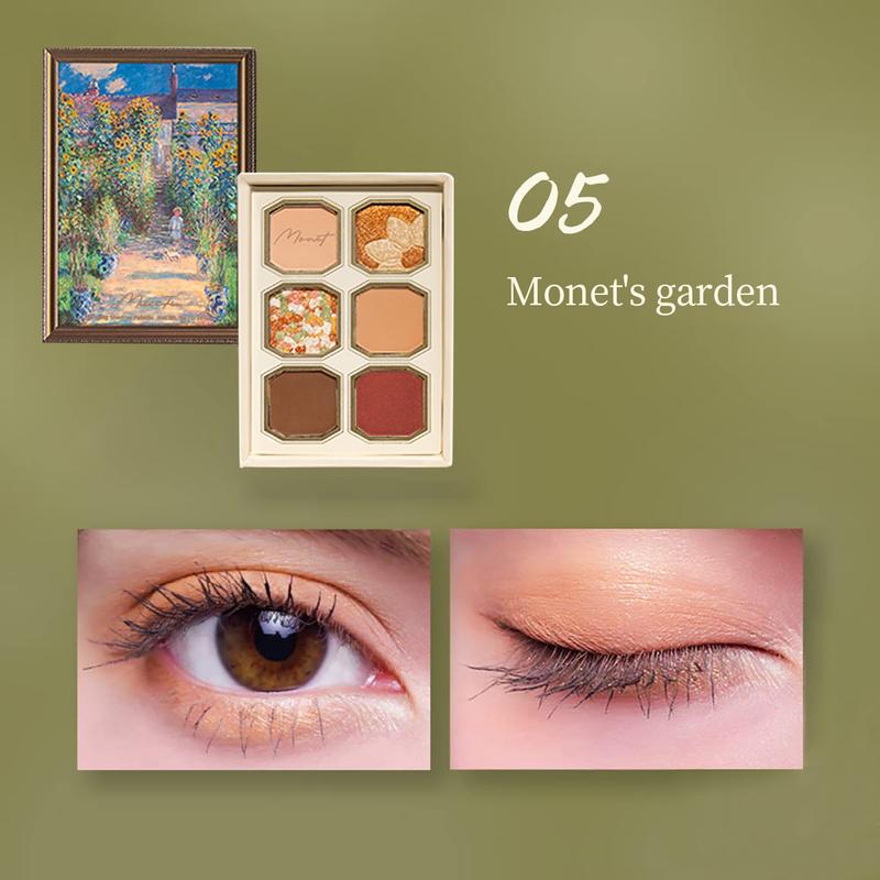 MilleFée Painting Eyeshadow Palette (05 Monet's garden) MilleFee Warm Deep, Cruelty-Free, Smudge-Proof