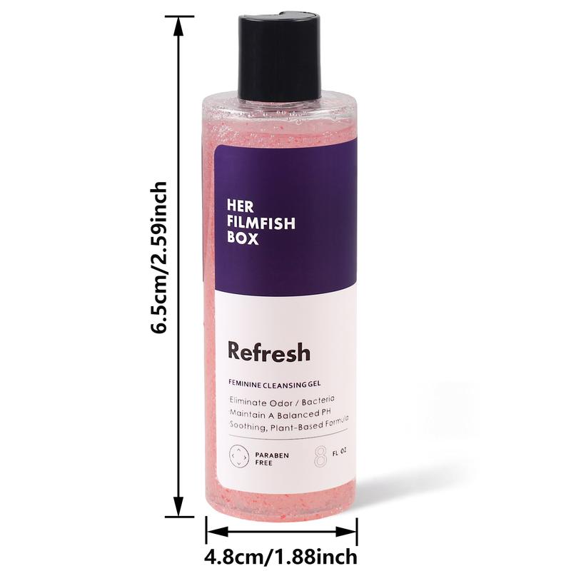 Refresh pH Balancing Shower Gel Natural Feminine Hygiene Solution Aloe Aloe Vera