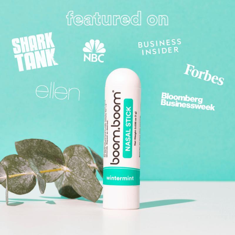 BoomBoom Nasal Stick: Powerful Essential OilVapors | Featured on Shark Tank | Breathe In Life