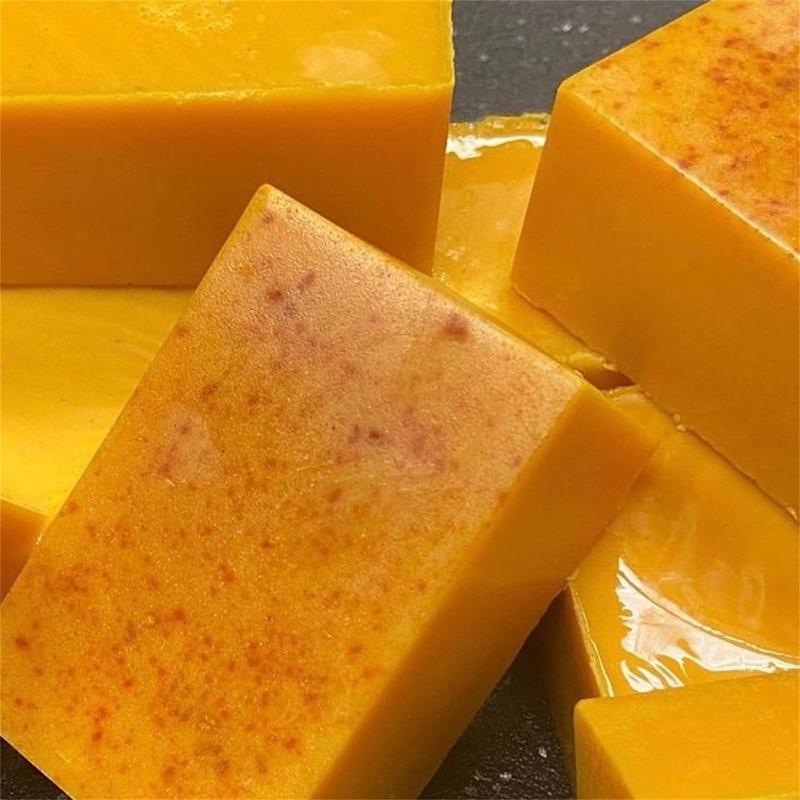 3PCS Lemon Turmeric KojicAcid SoapLemon KojicAcid Soap BarTurmeric Soap BarKojic Acid SoapDark Spot Body Care Body Wash