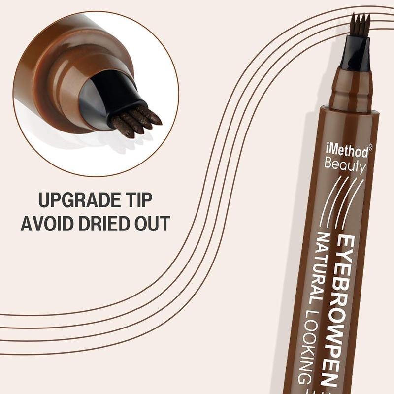 iMethod Eyebrow Pen - Upgrade Eyebrow TattooPen, Eyebrow Makeup, Long Lasting, Waterproof and Smudge-proof, multicolor