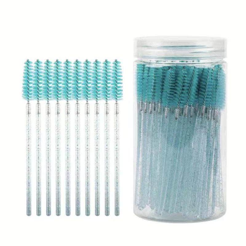 Disposable Cosmetic Eyelash Brush, 100pcs set Eyelash Spoolie Makeup Brushes for Eyelash Extension, Lightweight Makeup Brushes Applicators, Fine Bristles Eyebrow Makeup Brush Comb for Girls Women, Brushes for Makeup, Lightweight Cosmetic Products