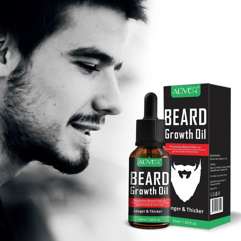 Beard Oil & Beard Growth Oil & Beard Balm, Beard Grooming Kit, Beard Trimming Kit, Great for Father Boyfriend, Holiday Gift, Gift Set