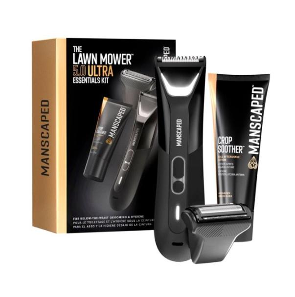 Manscaped - The Lawn Mower 5.0 Ultra Hair Trimmer Essentials Kit - Black