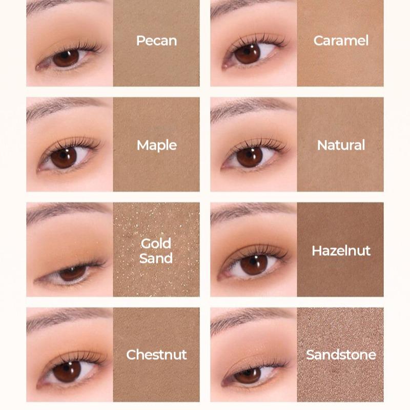 WAKEMAKE Soft Blurring 16 Colors Eye Palette - Eyeshadow, Makeup, Cosmetic