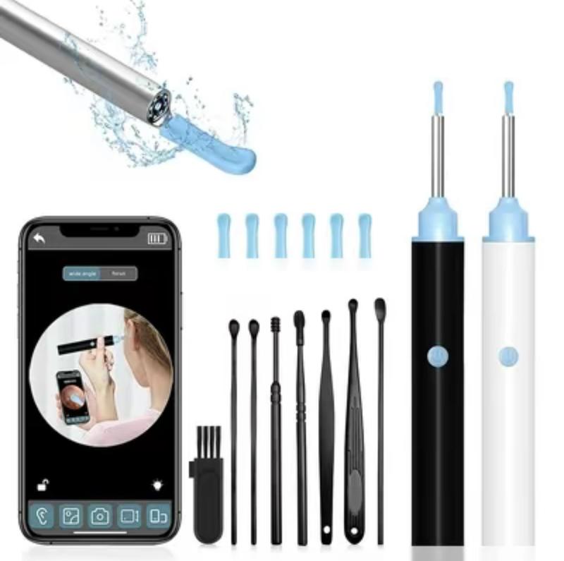 1920p HD 3mm Earwax Removal Kit, Wireless Earwax Cleaner, Safe And Gentle Earwax Removal Kit, Rechargeable Earwax Cleaner With Camera And Light, Earwax Cleaning Kit For Android And Ios, Christmas Gift