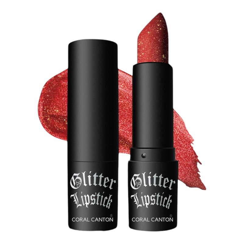 Shimmer Non-Transfer Lipstick,Smudge Proof,Glitter Shine,Waterproof,Long Lasting,Coral Canton Glitter Shine Lipstick