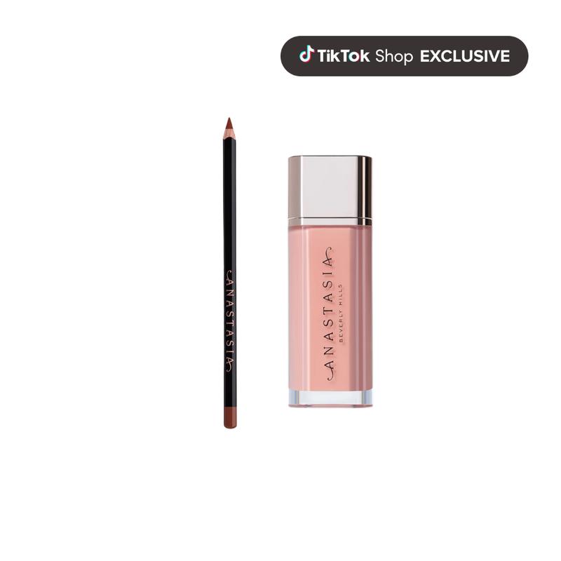 TikTok Shop Exclusive: Anastasia's Lip Combo: Lip Liner in Malt and Lip Velvet in Kiss