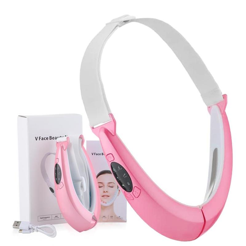 V-shaped Face Slimming Trainer, 1 Count Electric Face Lift up & Chin Exercise Device, Portable Face Massager for Women