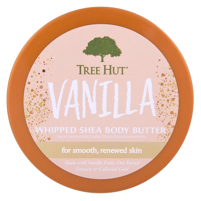 Tree Hut Vanilla Whipped Shea Body Butter | Long-lasting Hydration Leaves Skin Feeling Soft & Moisturized | Lightweight | Nourishing Essential Body Care | 8.4 fl oz.