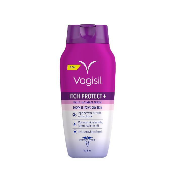 Vagisil Feminine Wash for Intimate Area Hygiene and Itchy, Dry Skin, Itch Protect+ Crème Wash