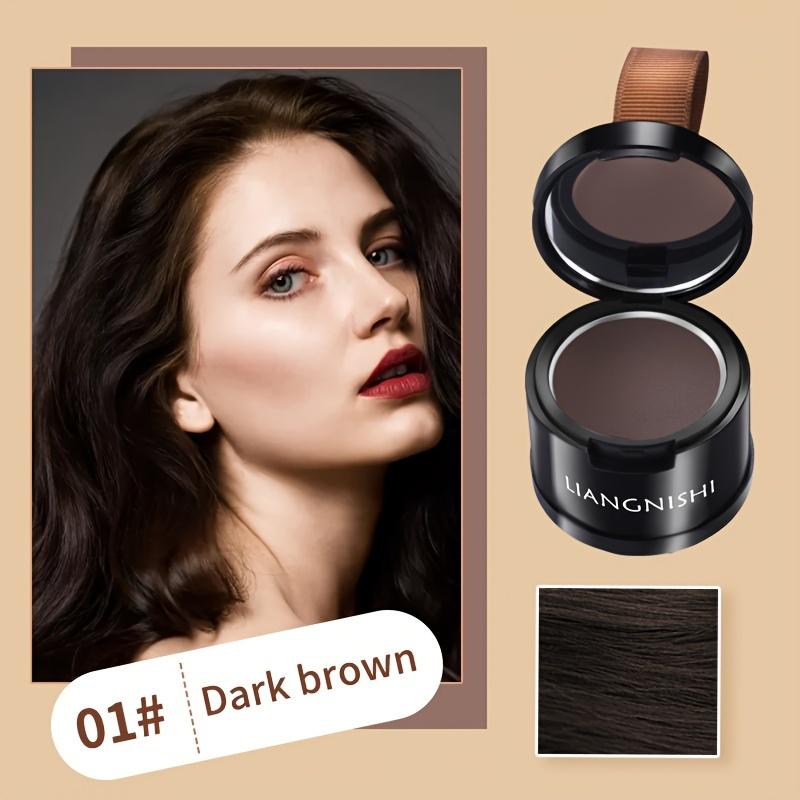 Hairline shadow powder, natural hair concealer, forehead and gray hair coverage, long-lasting eyebrow powder, filling sparse areas, beauty