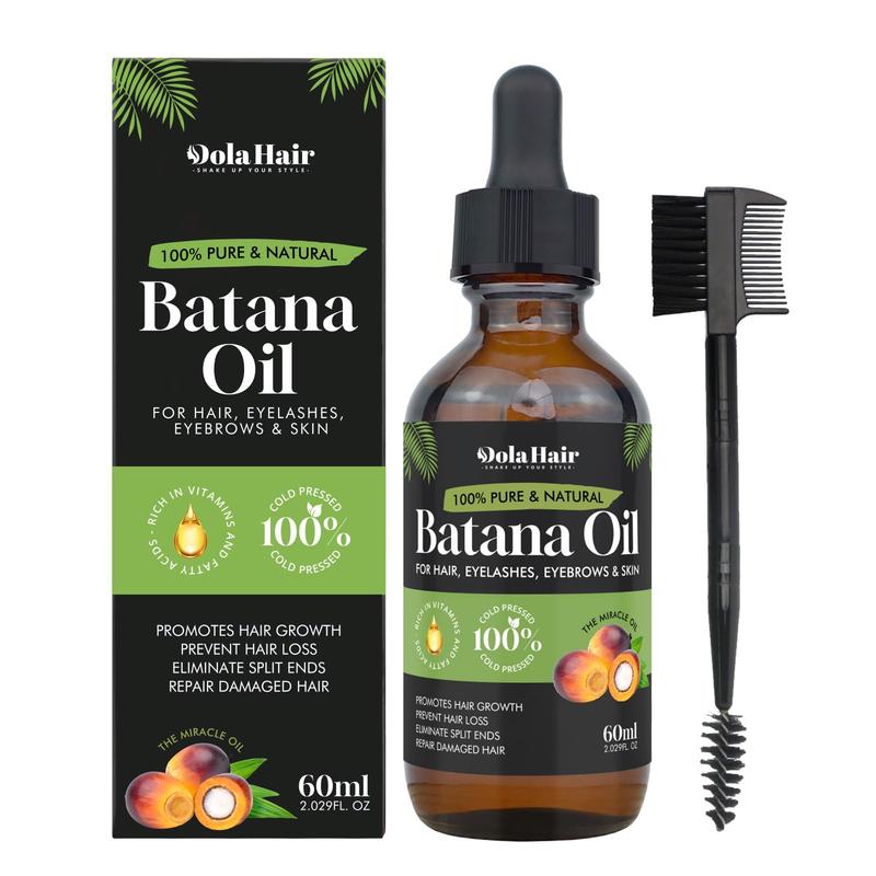 Batana Oil for Hair Growth Organics 100% Natural Pure Batana Hair Oil Batana Oil Nourishes Damaged Hair to Prevent Hair Loss Natural Hair Growth Oil and Conditioner Batana Hair Oil 2.02 Fl Oz