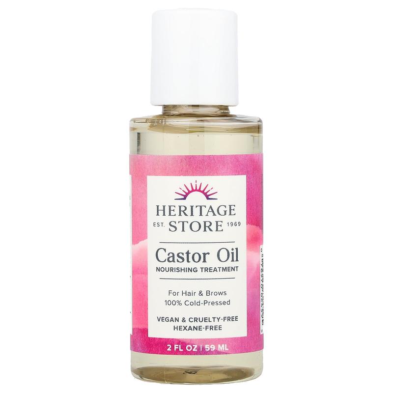 Heritage Store Castor Oil, Nourishing Treatment, 2 fl oz (59 ml)