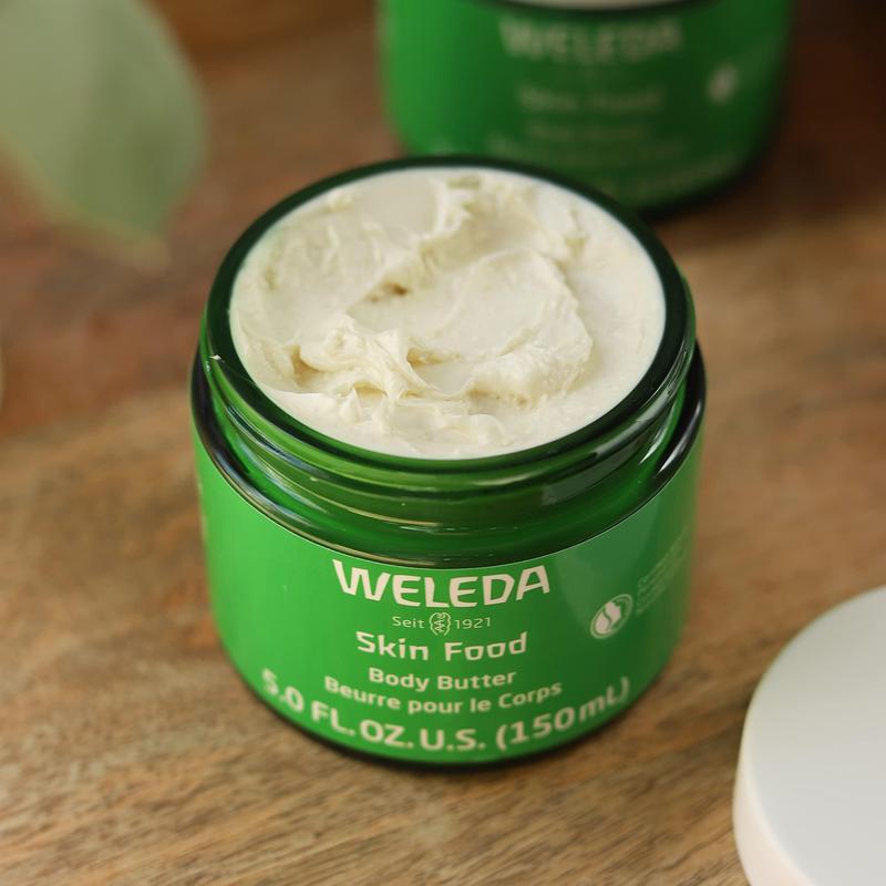 Weleda Skin Food Body Butter - Shea and Cocoa Butter, Sunflower Oil for Nourishing Comfort - Intensely Moisturizing Body Care