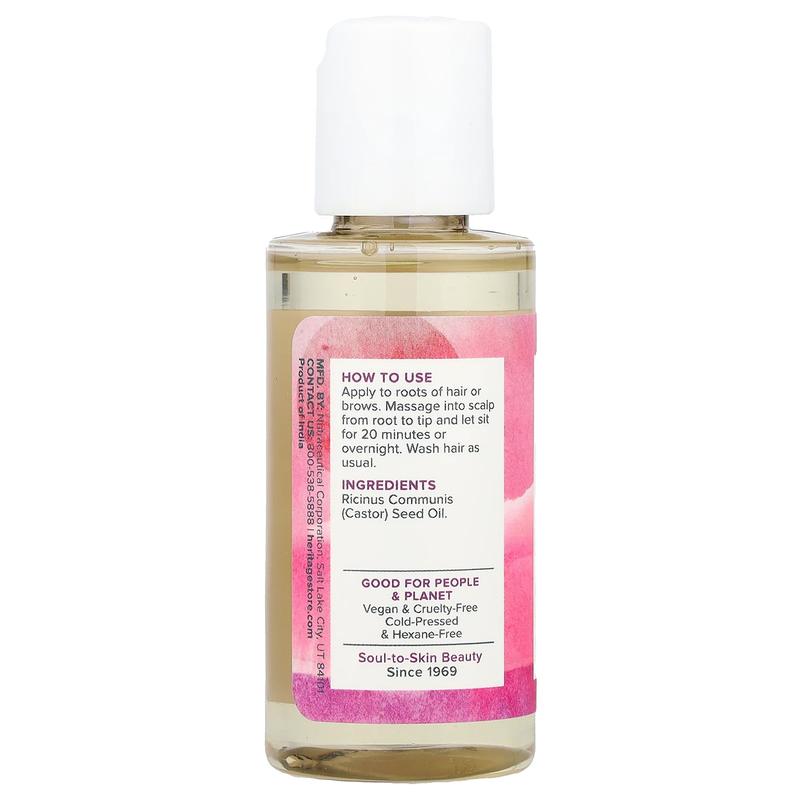 Heritage Store Castor Oil, Nourishing Treatment, 2 fl oz (59 ml)