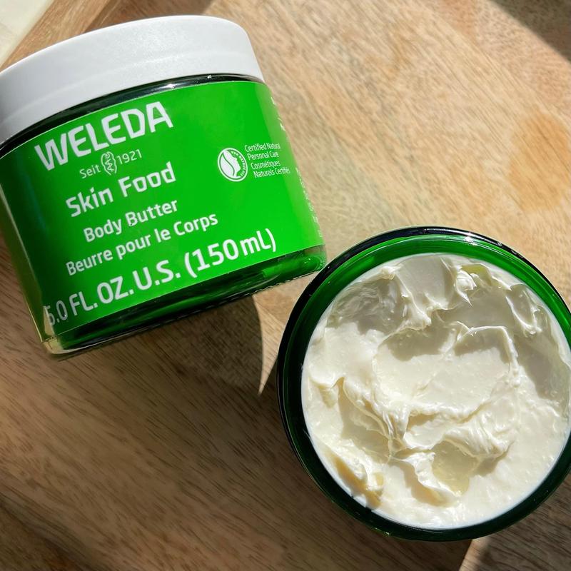 Weleda Skin Food Body Butter - Shea and Cocoa Butter, Sunflower Oil for Nourishing Comfort - Intensely Moisturizing Body Care