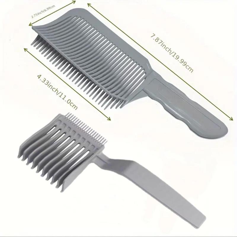 Hairdresser Long-handled Dual-purpose Comb, 2 Counts Professional Trim Comb, Heat-resistant Flat Top Comb, Hair Salon Supplies