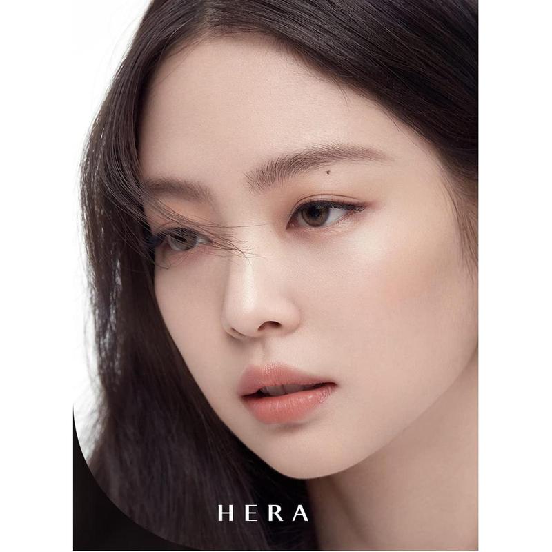 [ HERA ] Black Cushion Foundation 15g with Refill, #21C1 Rose Vanilla Concealer Flawless Lightweight Makeup Matte Contour Gel Cosmetic Powder Aluminum