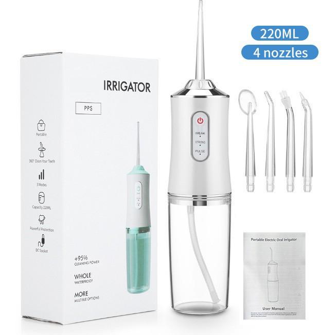 Oral Health Hero: Cordless Water Flosser with 3 Modes & 4 Nozzles Christmas present