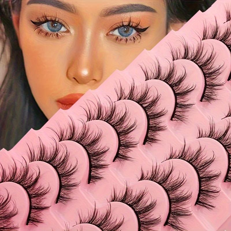 Cat Eye False Eyelashes, Extra Long And Thick False Eyelashes For Makeup And Eyelash Extension, Cosplay False Eyelashes, 3D Wispy False Eyelashes