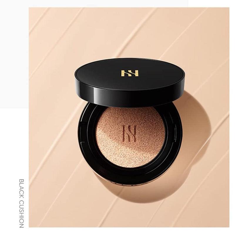 [ HERA ] Black Cushion Foundation 15g with Refill, #21C1 Rose Vanilla Concealer Flawless Lightweight Makeup Matte Contour Gel Cosmetic Powder Aluminum