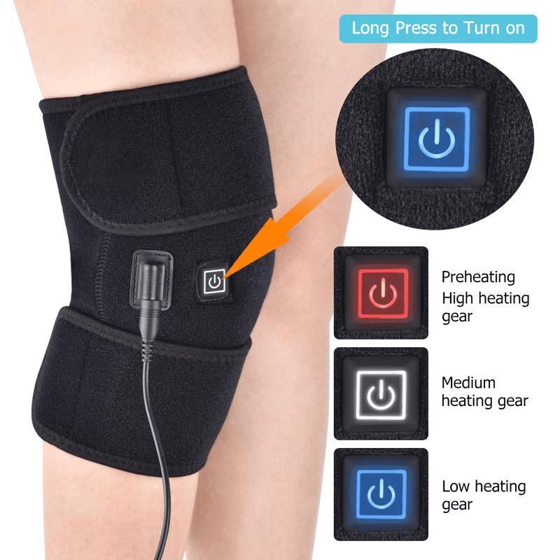 USB Charging Knee Massager, 1 Count Knee Heating Massager, Knee Relaxation & Warming Massage Tool for Women & Men, Personal Care Appliances