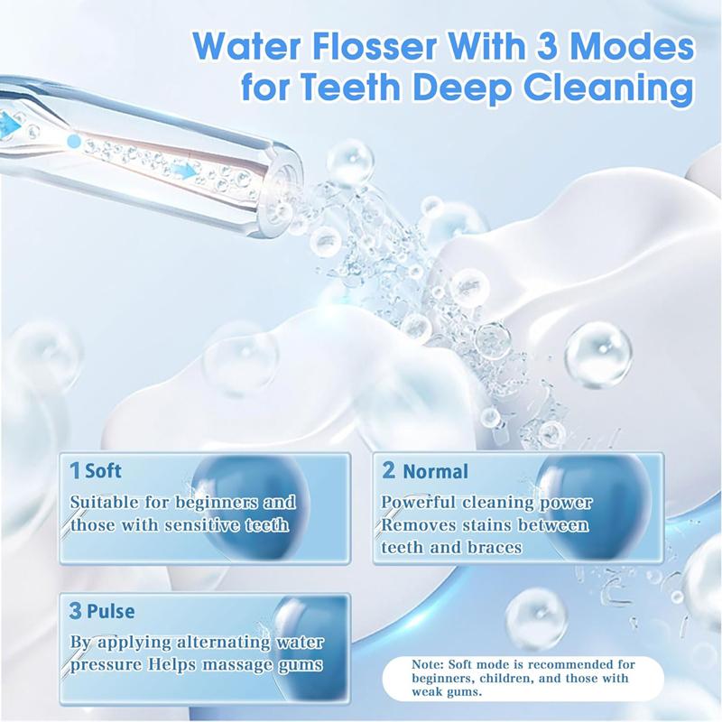 Oral Health Hero: Cordless Water Flosser with 3 Modes & 4 Nozzles Christmas present